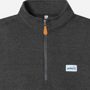 Newport - 1/4 Zip Pullover - Heather Charcoal Gray, S image