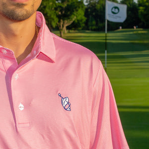 Cobia Striped Performace Polo image 2