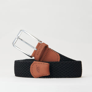 Stanwich Stretch Golf Belt - Black, XS 30" image