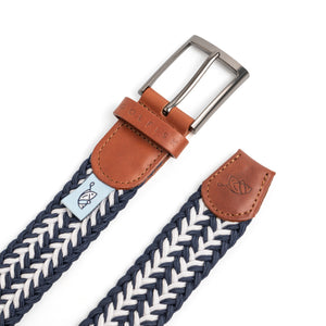 Fish Spine Belt - Navy/White, S 28" image