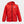 Front view of the Golfish offshore rain jacket in red